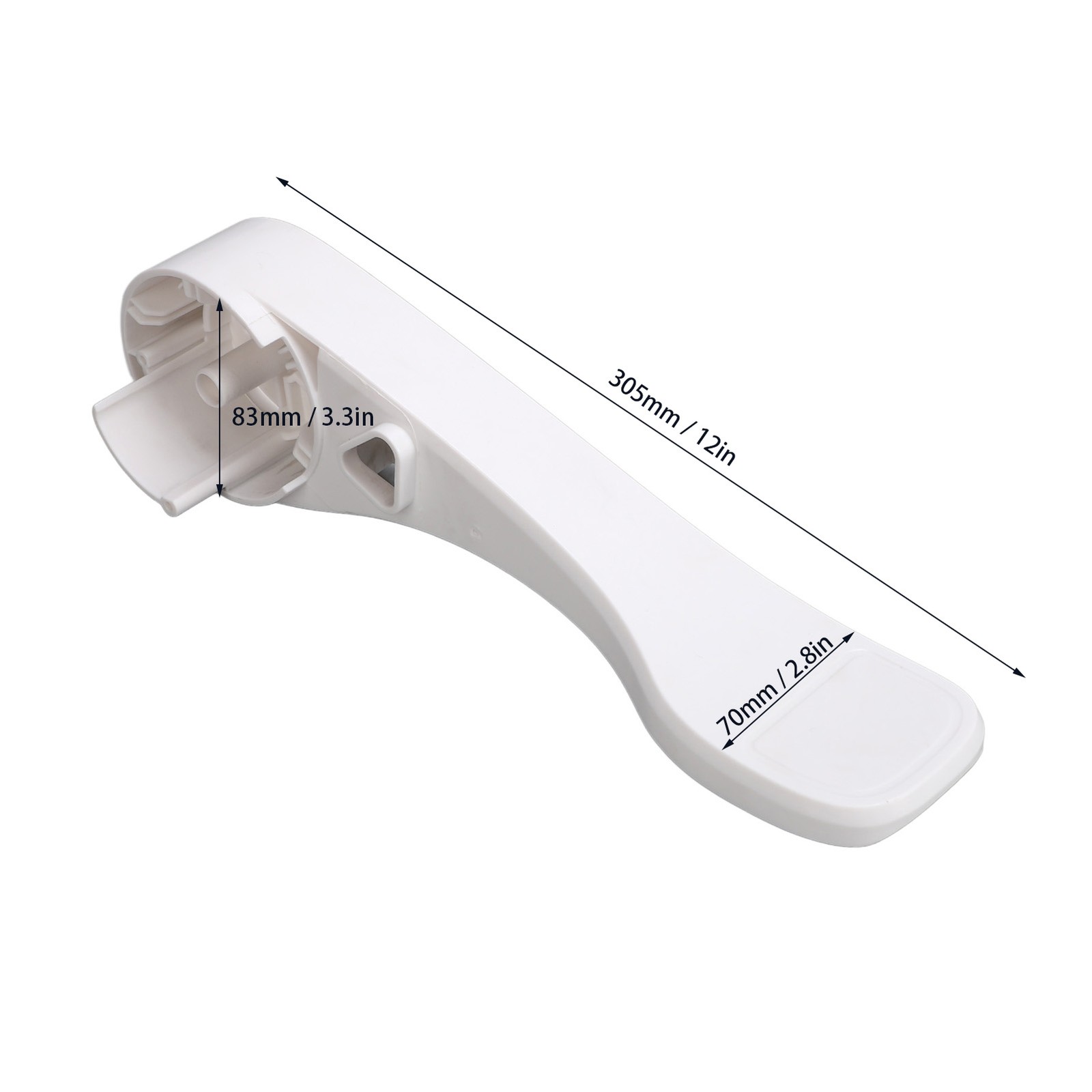 RV Toilet Foot Pedal Easy Installation Direct Drainage Toilet Type Pedal Fo LRPG