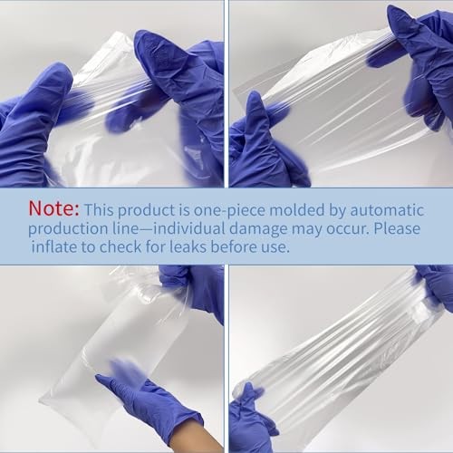 100 Pcs PE Disposable Bags, Multi-Purpose Cleaning Bags for Home, Travel &