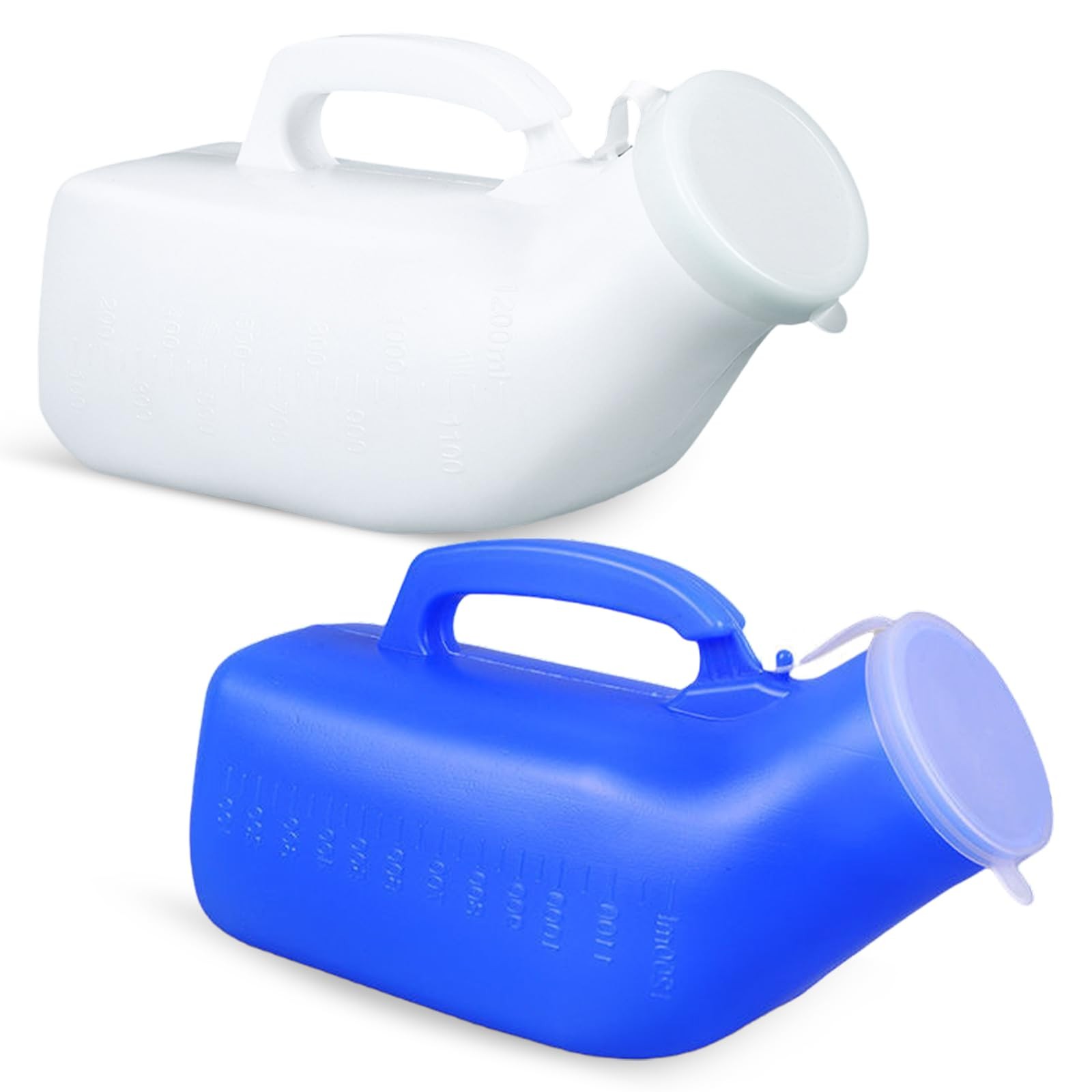 Urine Bottles for Men, 2 Pack 1200ML Portable Urine Bottle Pee Bottle for…