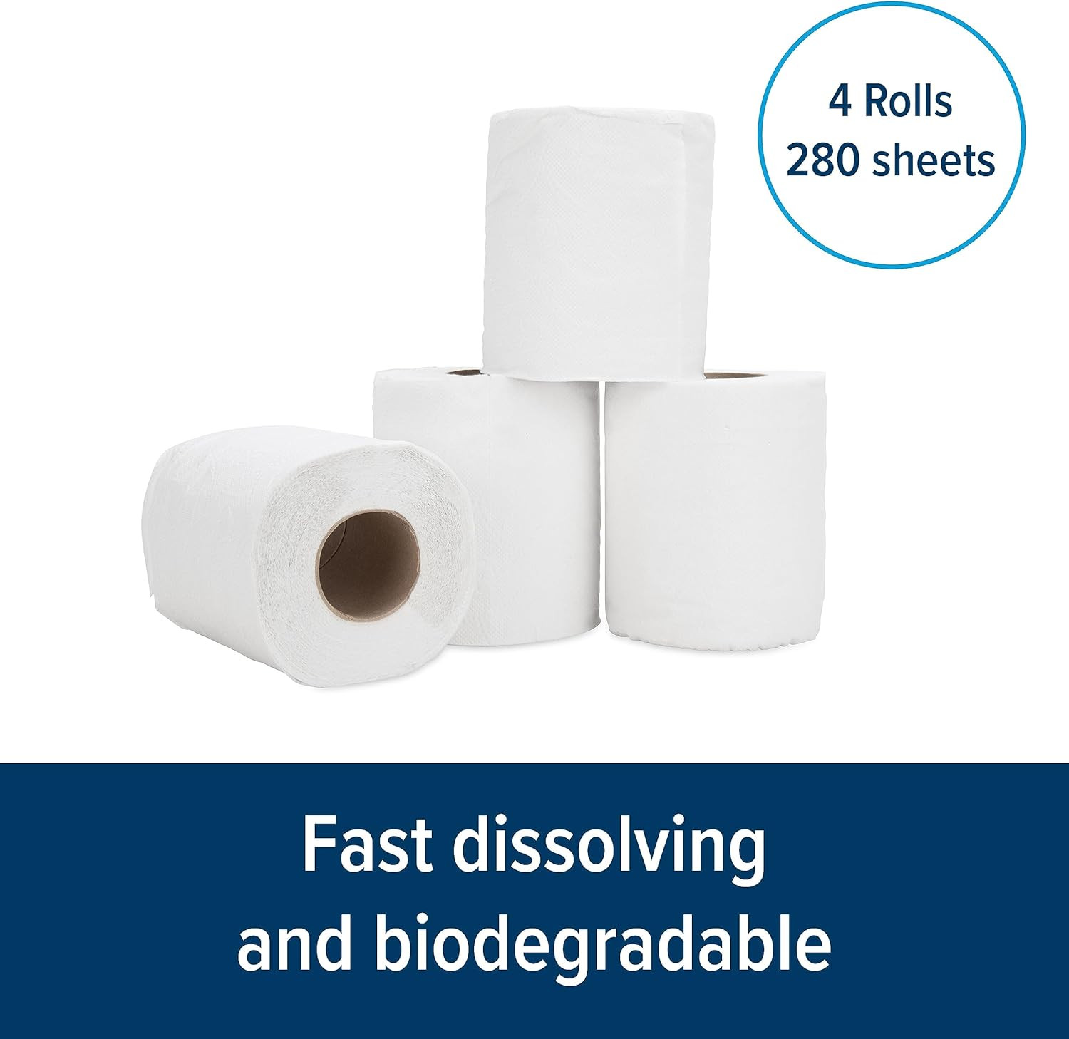 Camper/Rv Toilet Paper – Sewer-Safe, Septic-Safe & Biodegradable – Designed for