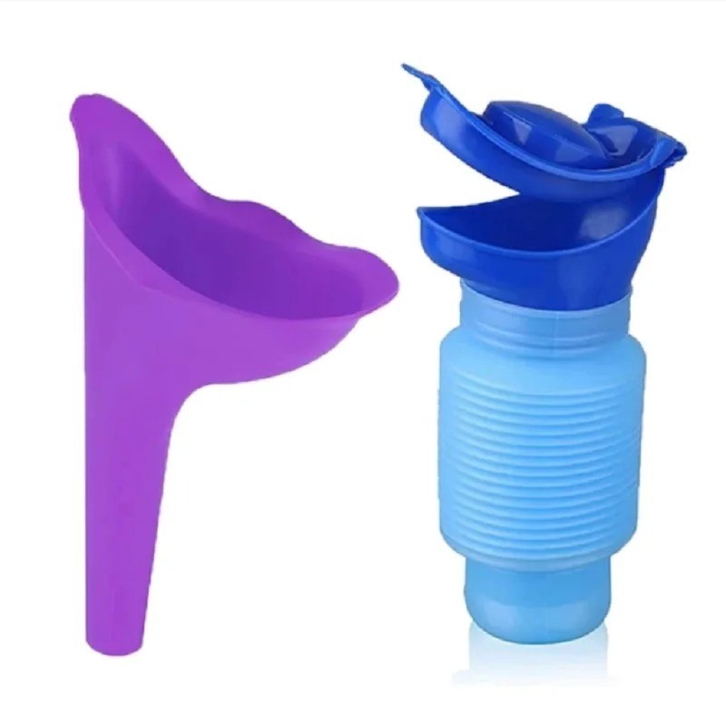Male Female Portable Urinal Travel Camping Car Toilet Pee Bottle Emergency Kit
