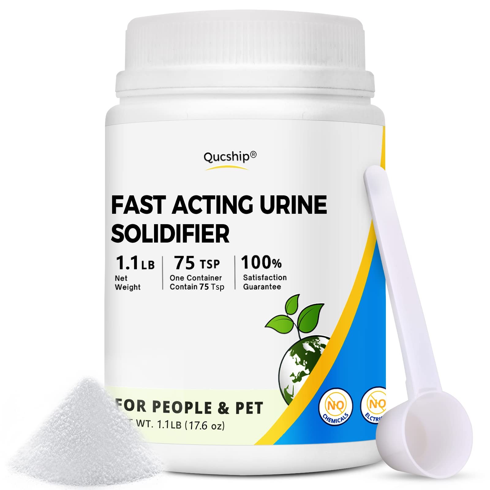 1.1LB Urine Super Absorbent with Spoon, Toilet Gel Powder for Portable Bedpan…