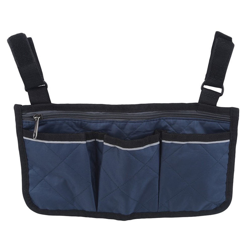 Stylish Chair Side Bag with Reflective Strip and Secure Fastening Straps