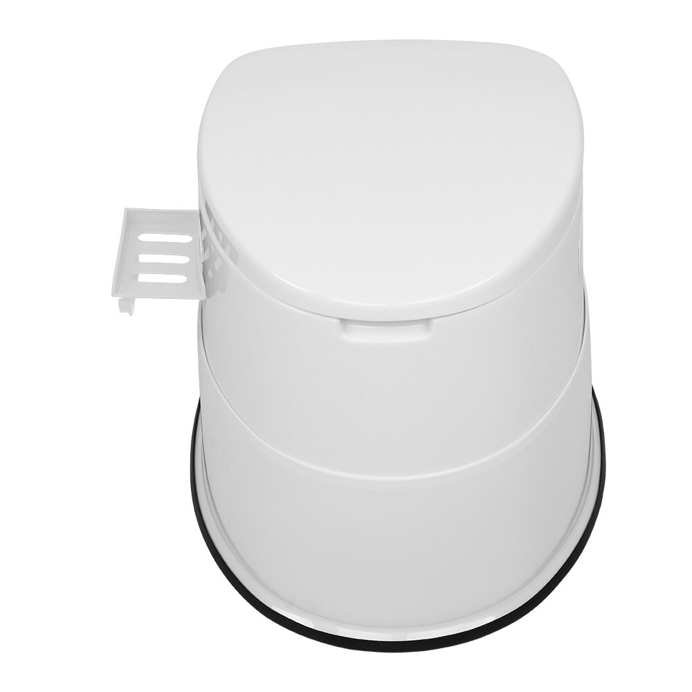 NonSlip Camping Portable Toilet Travel Outdoor RV Commode Potty+Tissue Box White