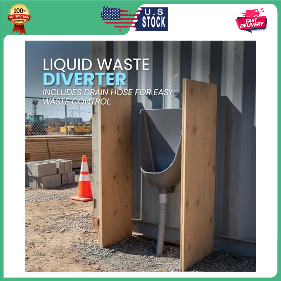 Waterless Urinal with Hose UV Resistant outside Urinal Outdoor Plastic Urinals