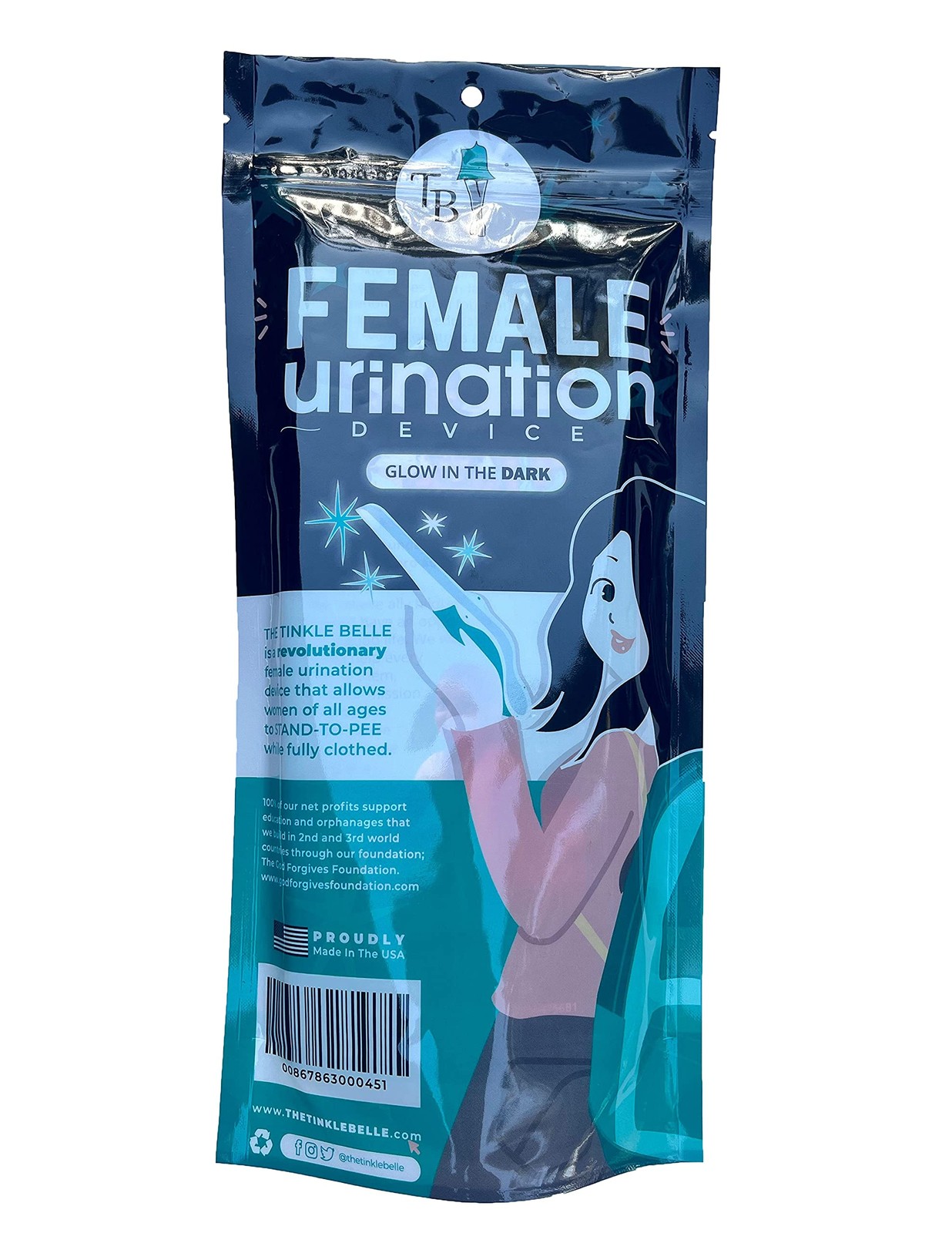 Glow in THE Dark Female Urination Device | Portable Urinal with Case! Stand t…
