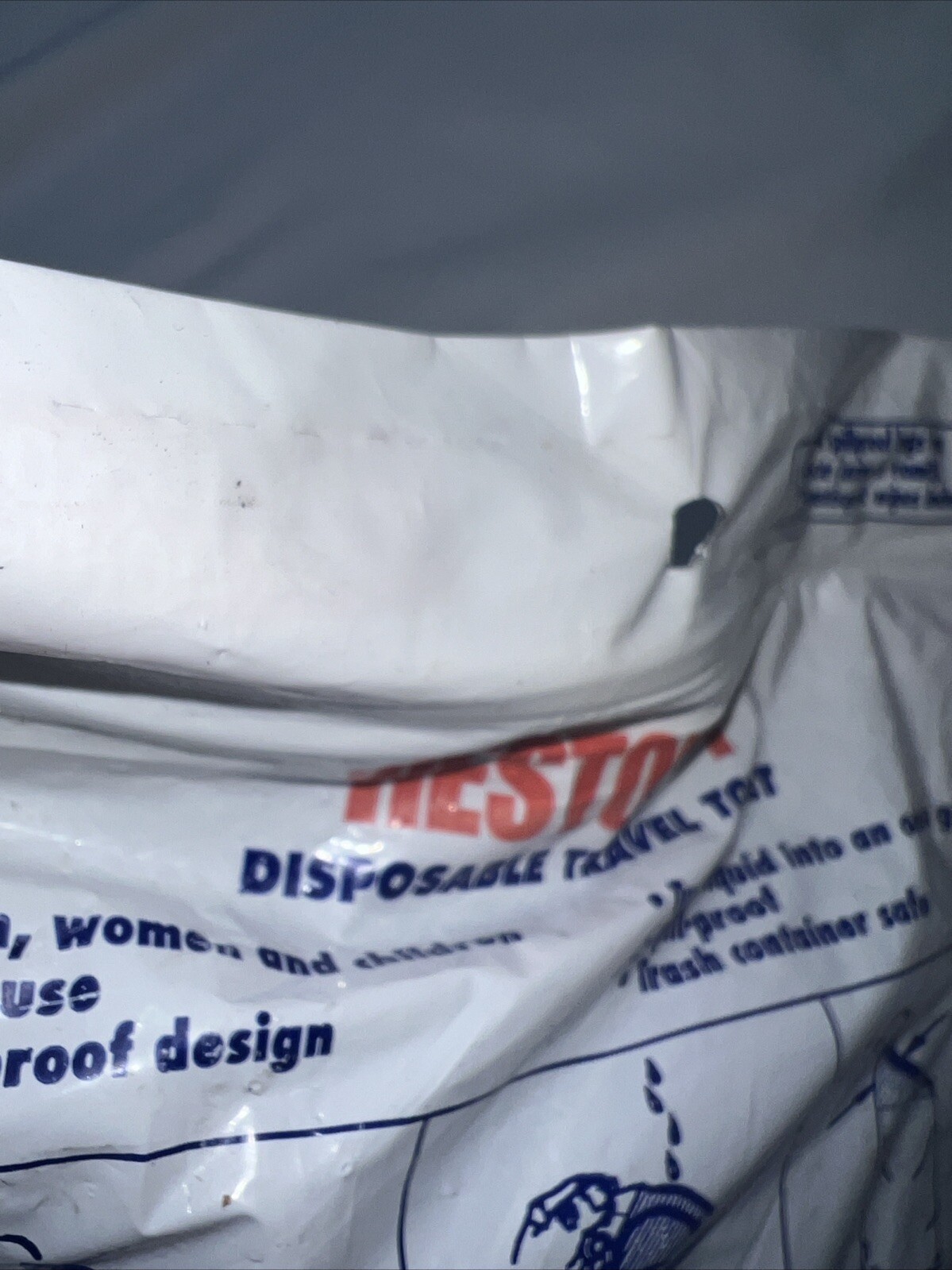 RESTOP 1 – Portable Toilet Liquid (Pee) Leak Proof Waste Bag Sealed