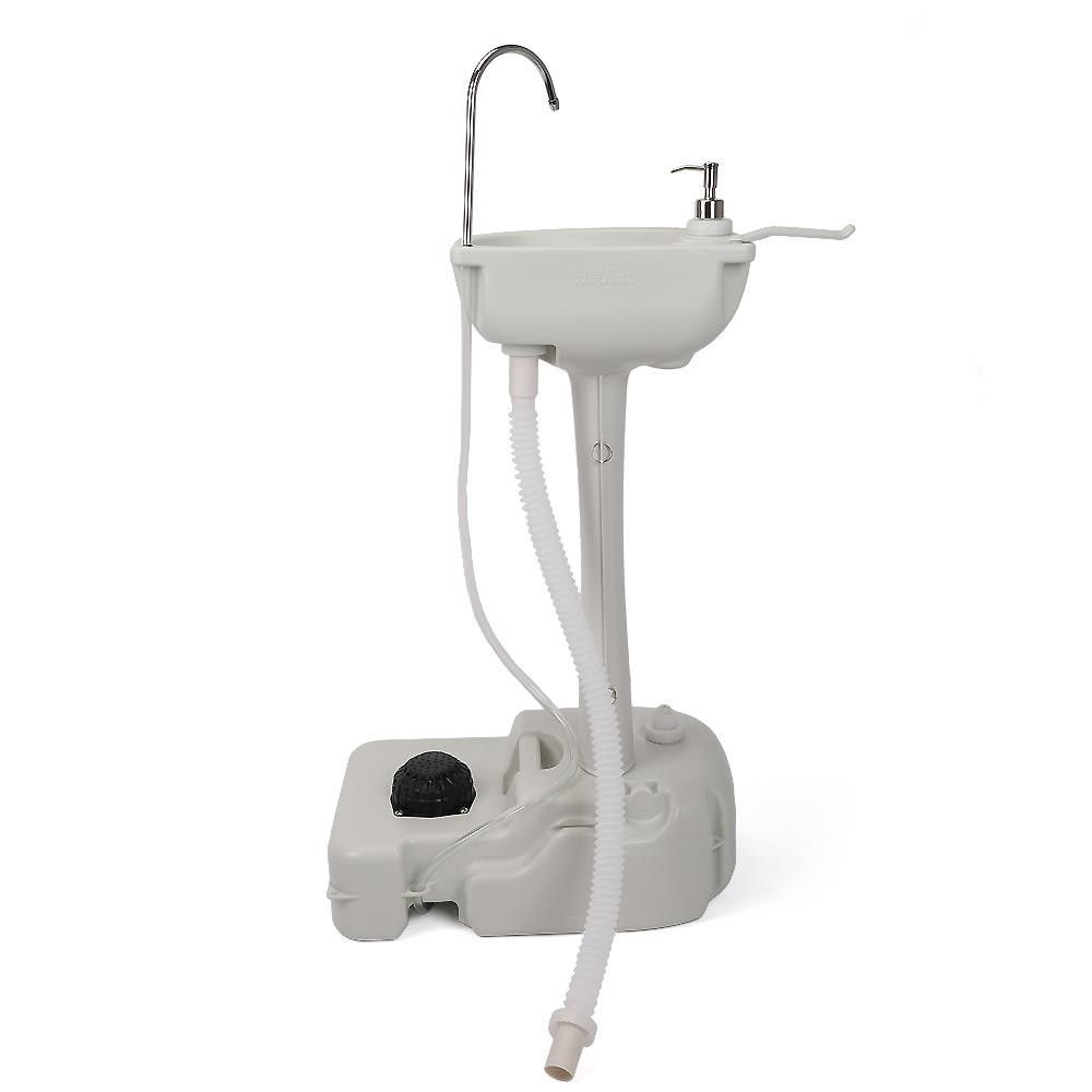 Indoor Portable Camping Sink RV Barber Kitchen Hygiene Wash Sink Basin Faucet