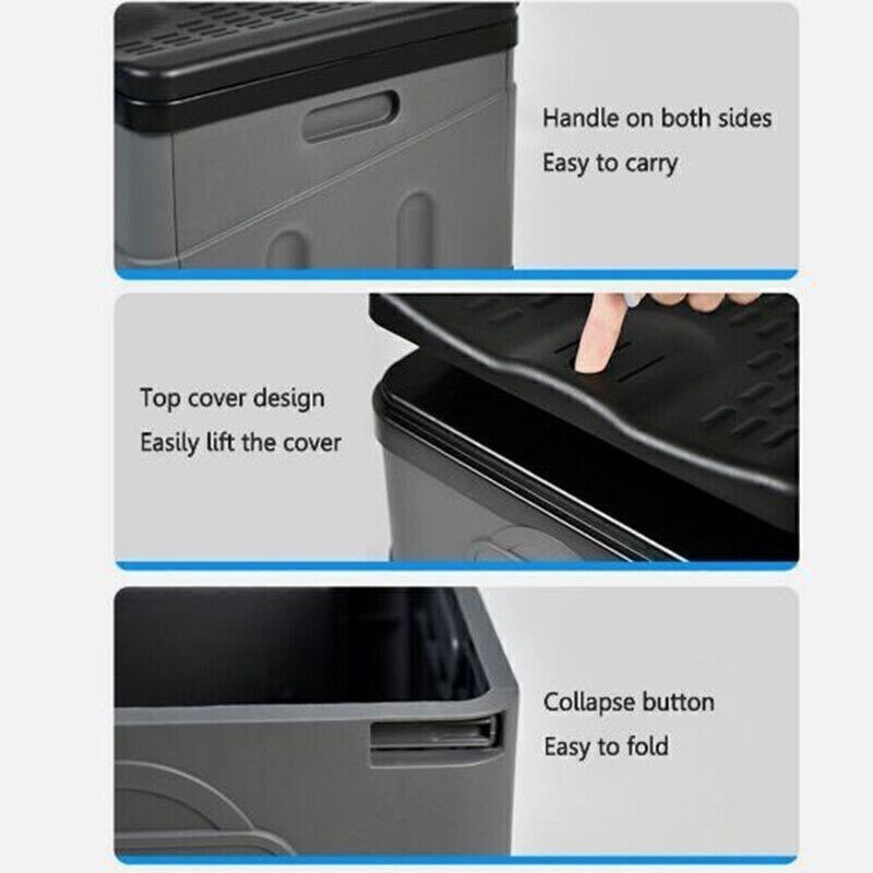 Portable Camping Toilet 20L Foldable Potty for Car Travel ,Hiking Emergency Use