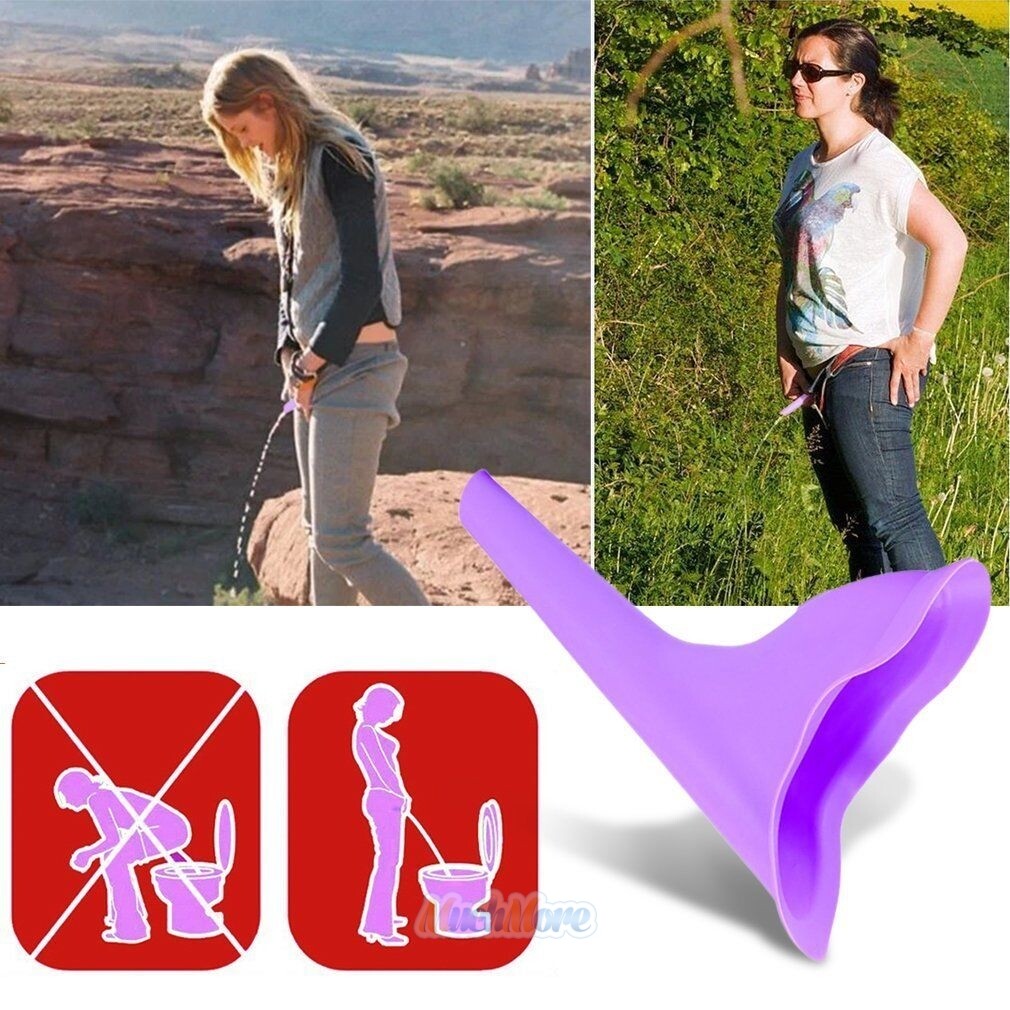 3x Portable Female Ladies Urinal Funnel Camping Travel Toilet Stand Pee Device