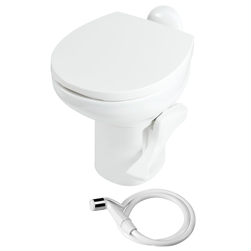 Thetford 42058 Aqua-Magic Style II RV Toilet, White, High Profile High, White