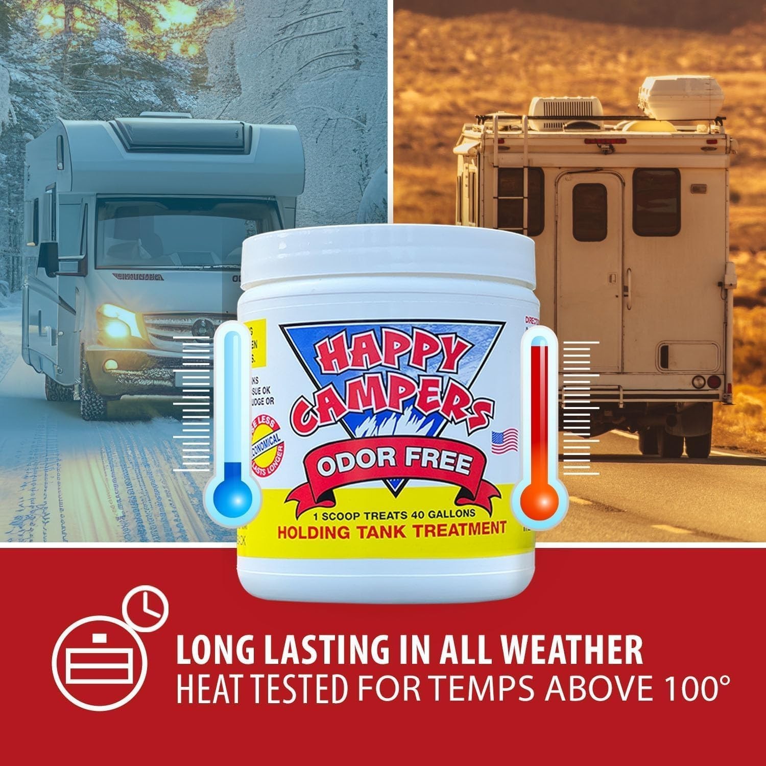 Allergen-Free RV Holding Tank Cleaner – Smooth Waste Flow & Odor Elimination