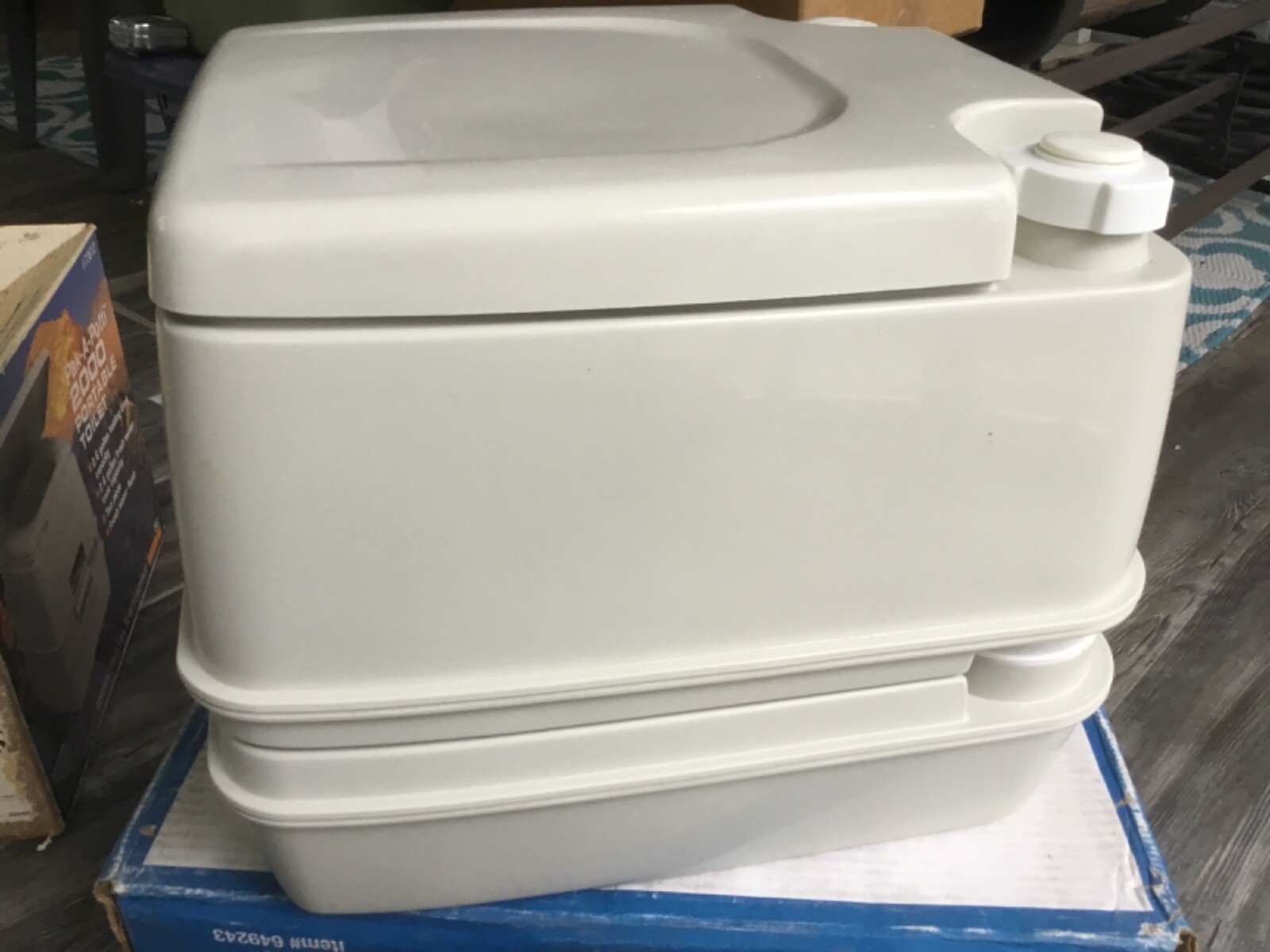 VTG Sears Pak-A-Potti 2000 Portable Toilet Camping Boat Outdoor RV Hunting Clean