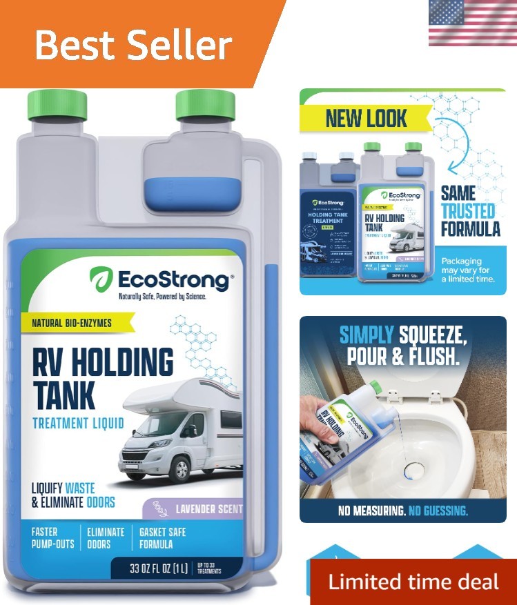 33 Treatments of Biodegradable RV Toilet Treatment – Lavender Odor Eliminator