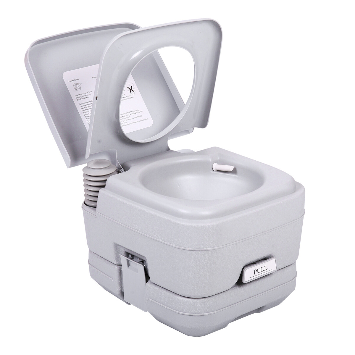 PENNYNANA 2.6 Gallon Portable Camping Toilet Travel Vehicle Boat Toilet Potty