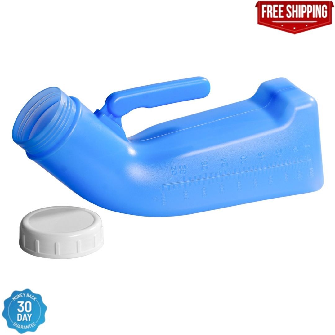 Male Urinals Urine Bottle for Men Portable Travel Pee Bottles Spill Proof