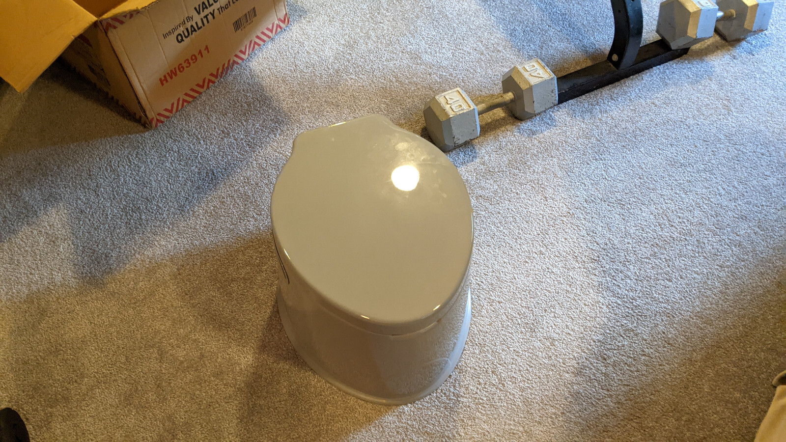Giantex Portable Travel Toilet with Detachable Inner Bucket and Removable Toilet