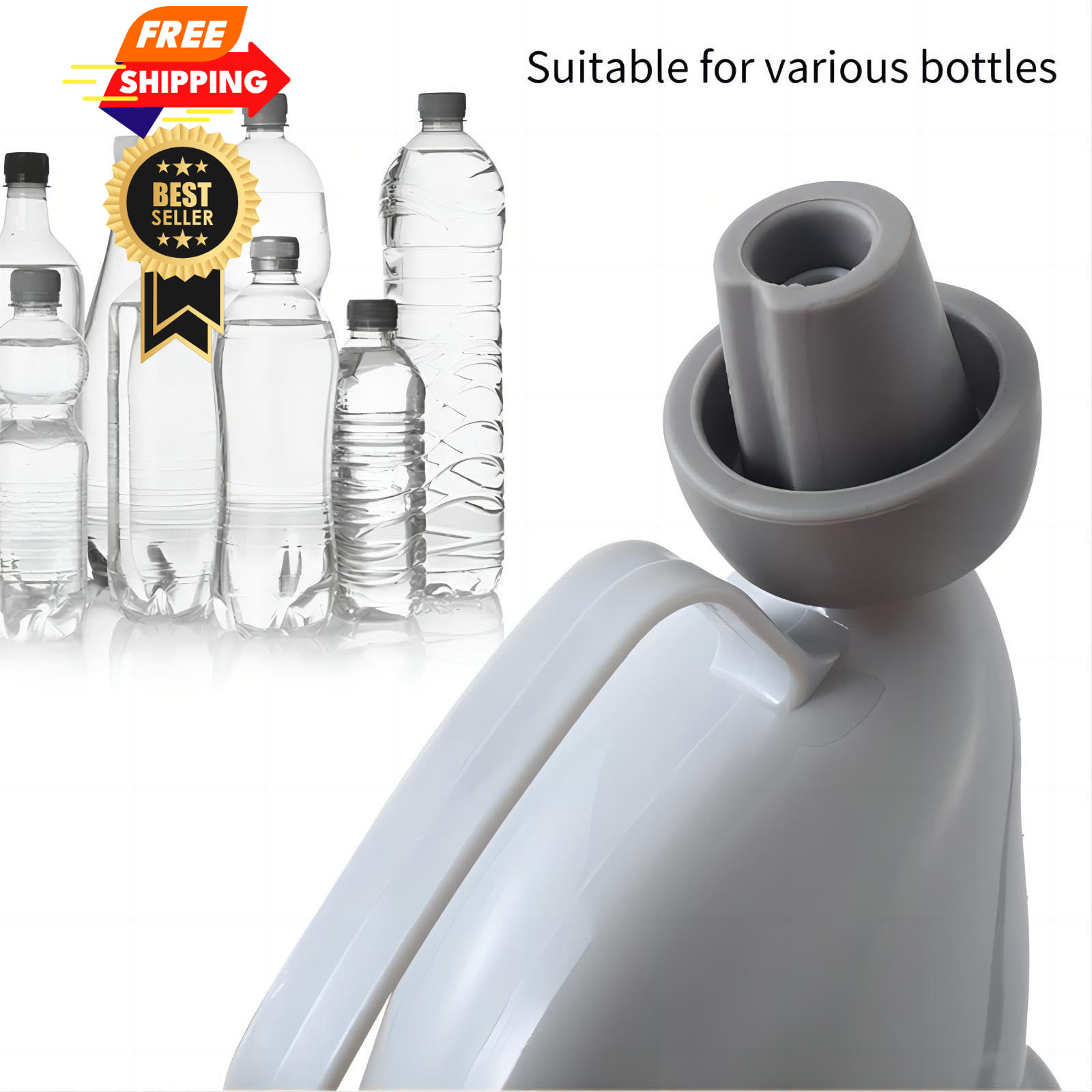 KINTEGOOD Portable Urination Device, Unisex Travel Emergency Large, Gray