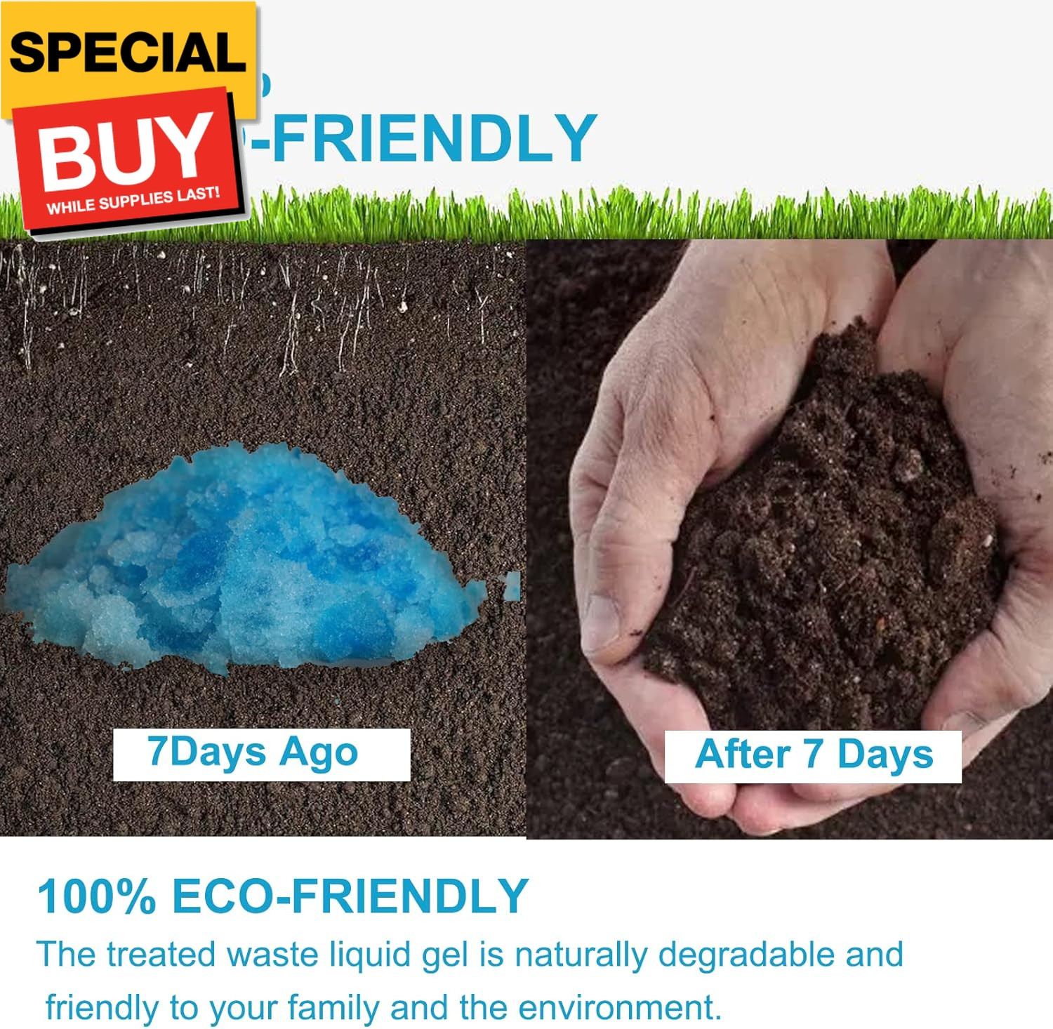 Self-Dissolving Poo Absorbent for Urine Super Absorbent Toilet Gel Powder for Po