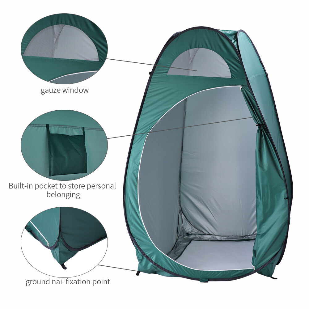 Portable Outdoor Toilet Bathroom Pop-Up Tent Privacy Shelter Camping Waterproof