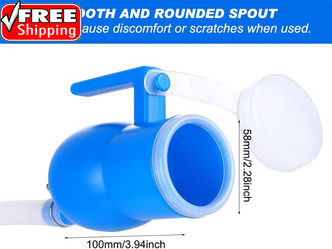 Urinal Bottle Portable Urinals for Men Women Urine Bottle 2000Ml Mens Potty Spil