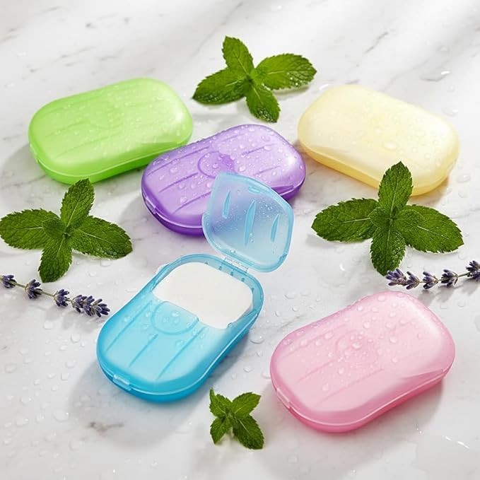 5 Boxes 500 Sheets Disposable Soap Paper Hand Cleaner Fragrance Mini Color