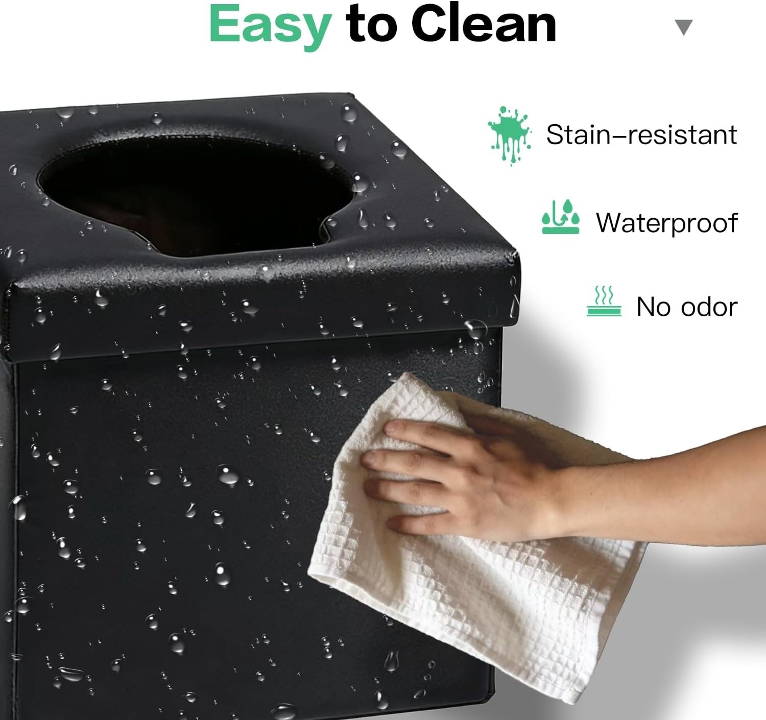 New in the box small foldable, portable toilet good for camping, hiking, etc
