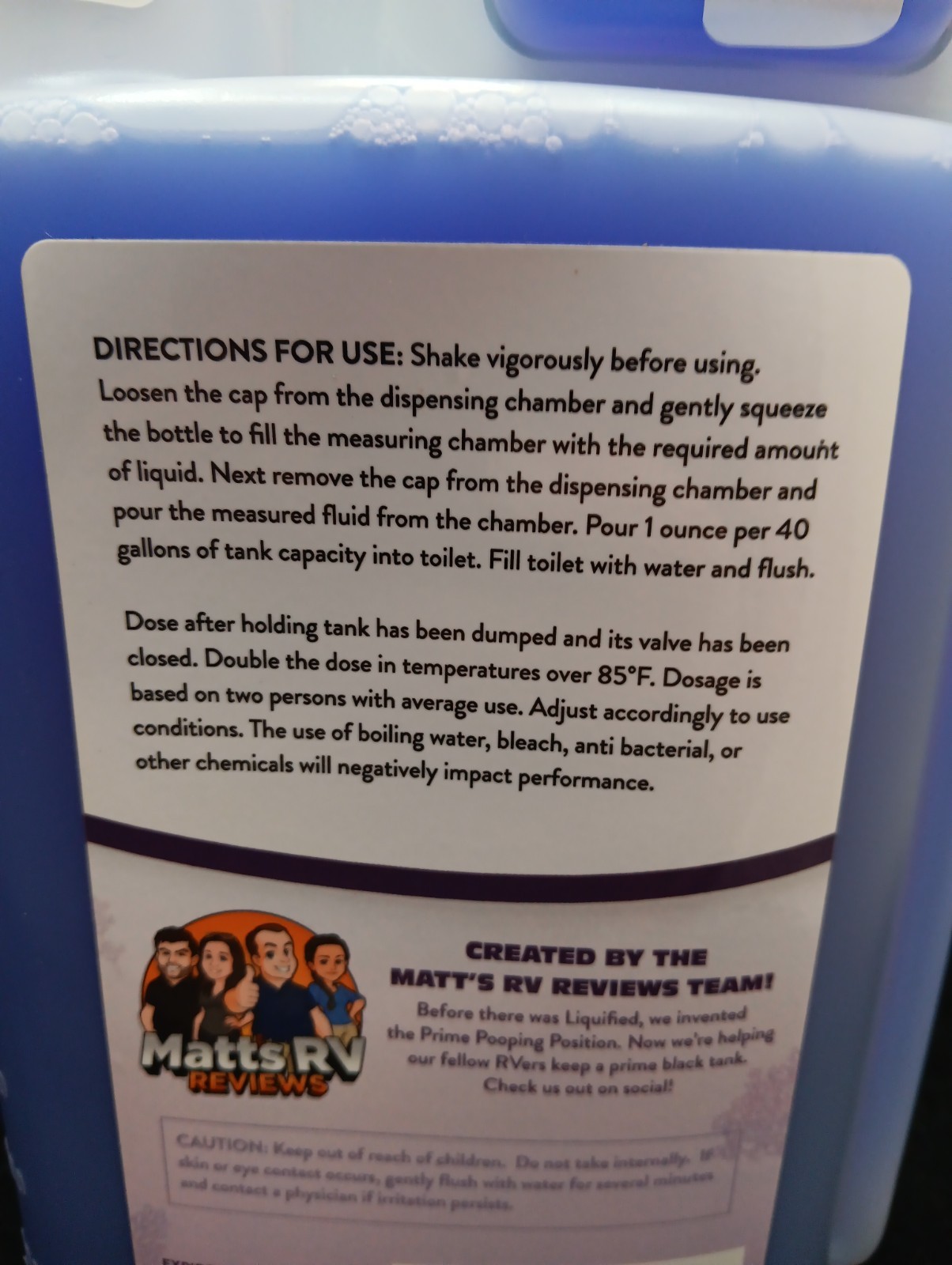 RV Toilet Treatment Lavender Scent 32oz. Odor Eliminator. Brand NEW.
