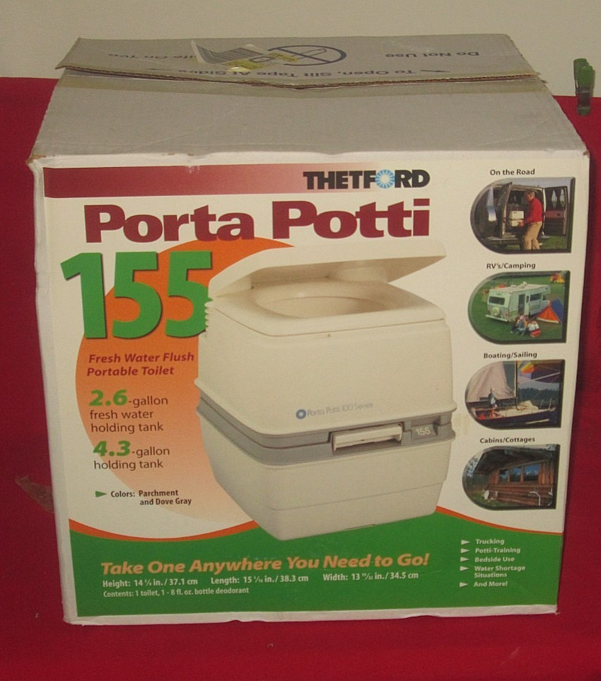 New in Box Thetford Porta Potti 155 2.6 Gallon Fresh Water Hold Tank – 24155