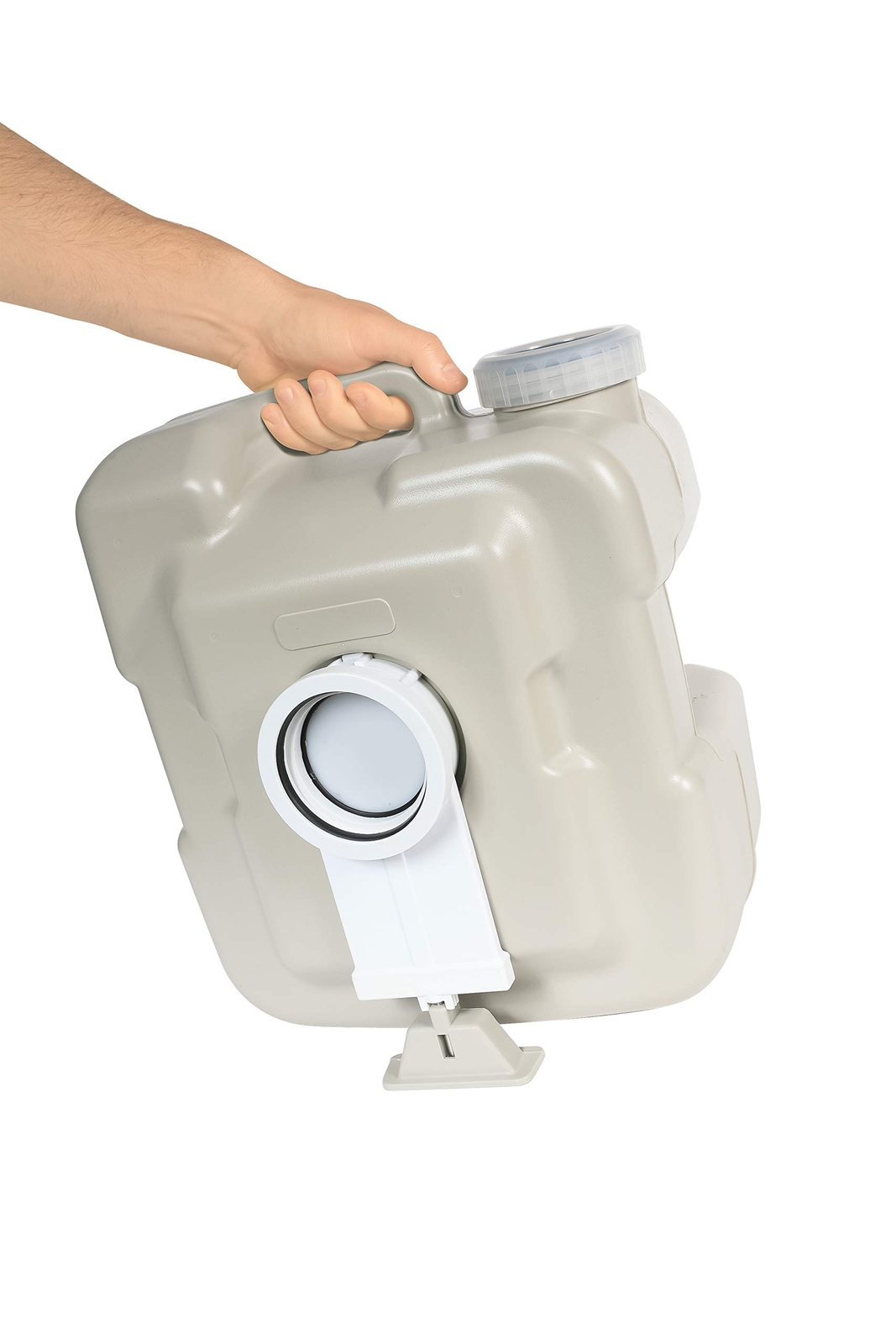 5.3 Gallon Portable Travel Toilet for Camping RV Boating with Odor Locking Tank