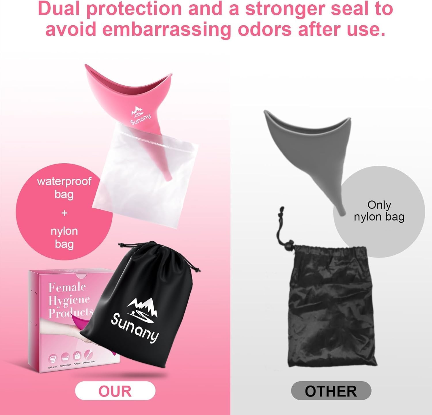Versatile Reusable Urination Device – Women’s Silicone Funnel for Travel & More