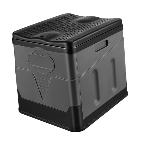 ZERODEKO PORTABLE FOLDING TOILET FOR ADULTS COMPACT CAMPING TOILET BLACK/GRAY