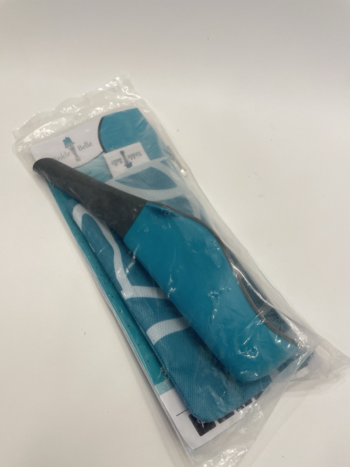 The Tinkle Belle Portable Female Urination Device, Teal and Grey with Case