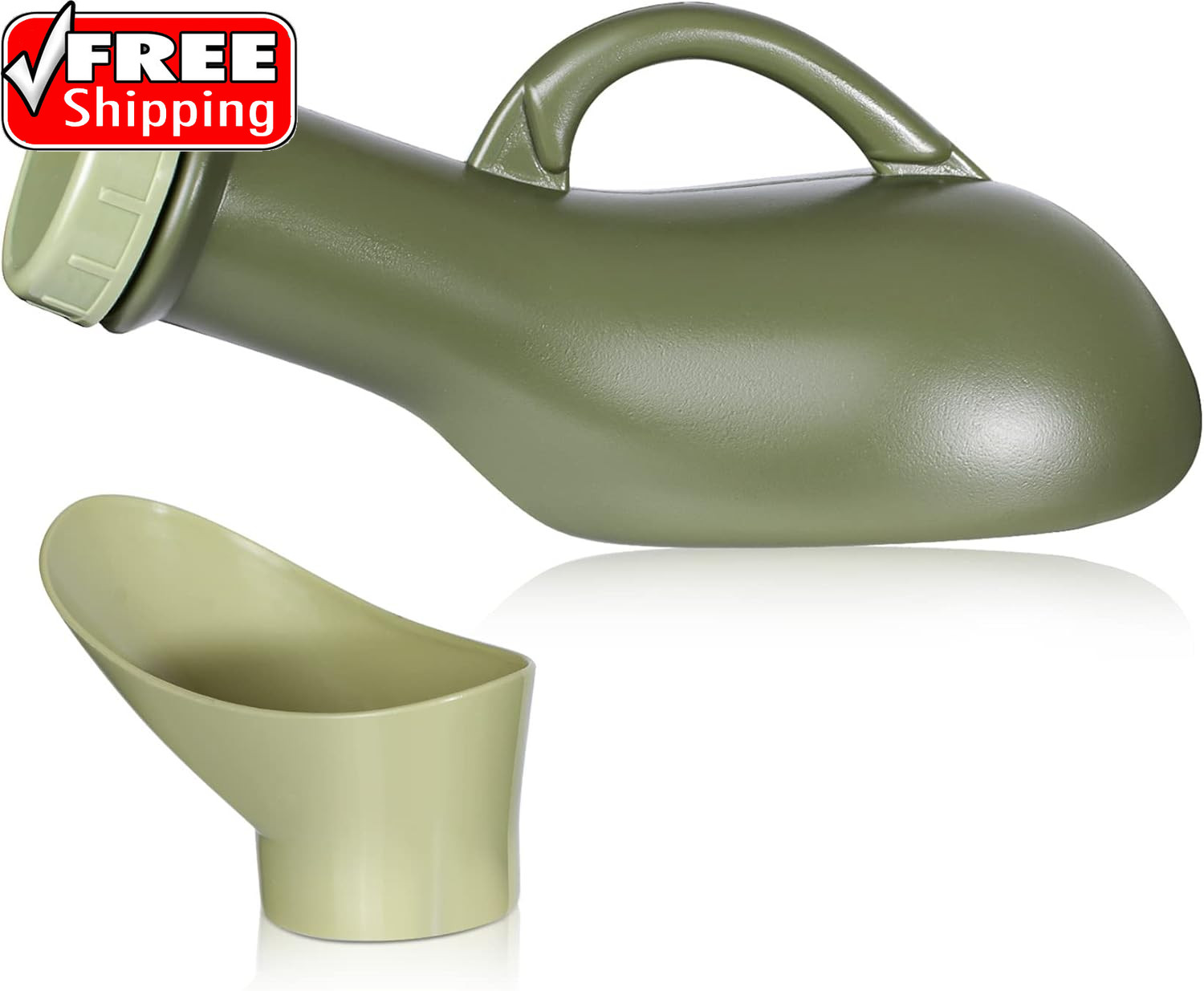Urinal Travel Toilet Urinal Bottles with Funnel Pee Bottle Urinals Unisex Portab