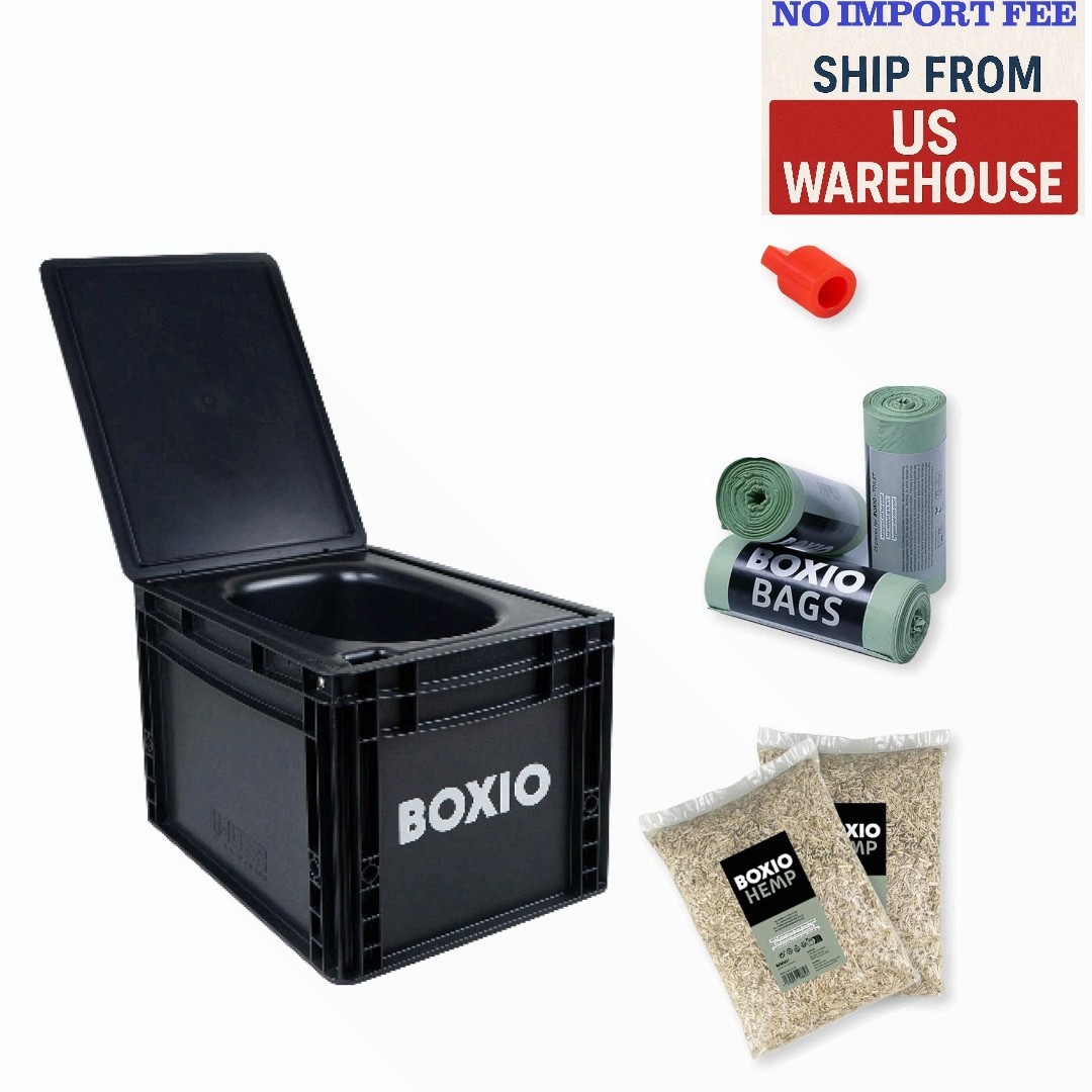 BOXIO TOILET PLUS-Portable Toilet, Camping Toilet, composting Toilet car Camping