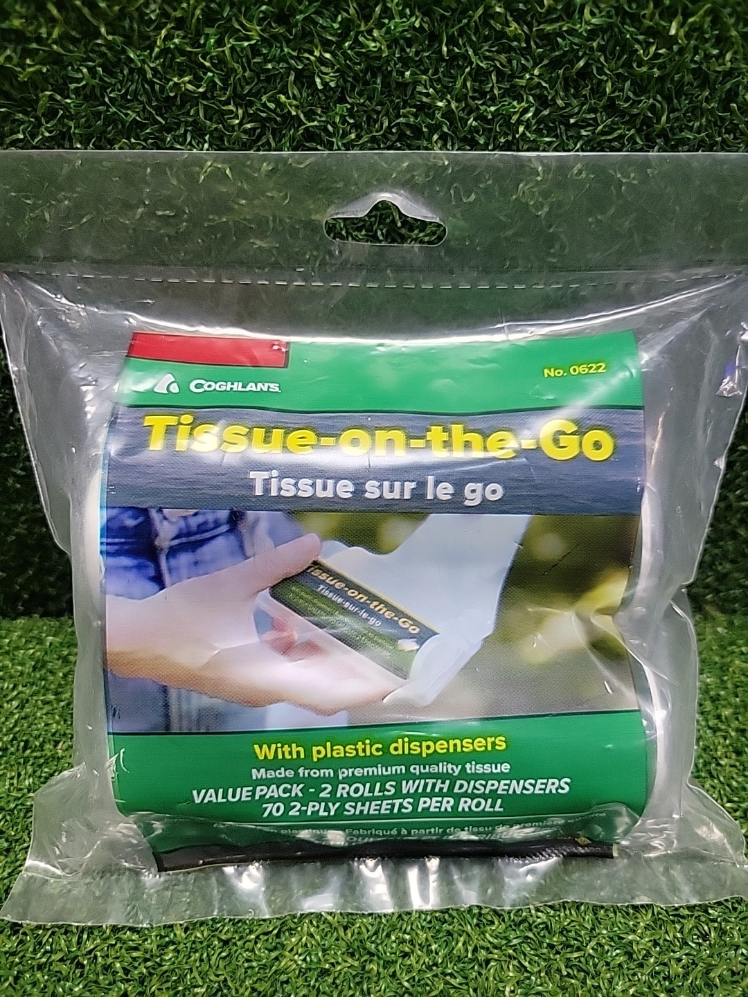 Coghlan’s Tissue On The Go With Plastic Dispensers 2-Rolls