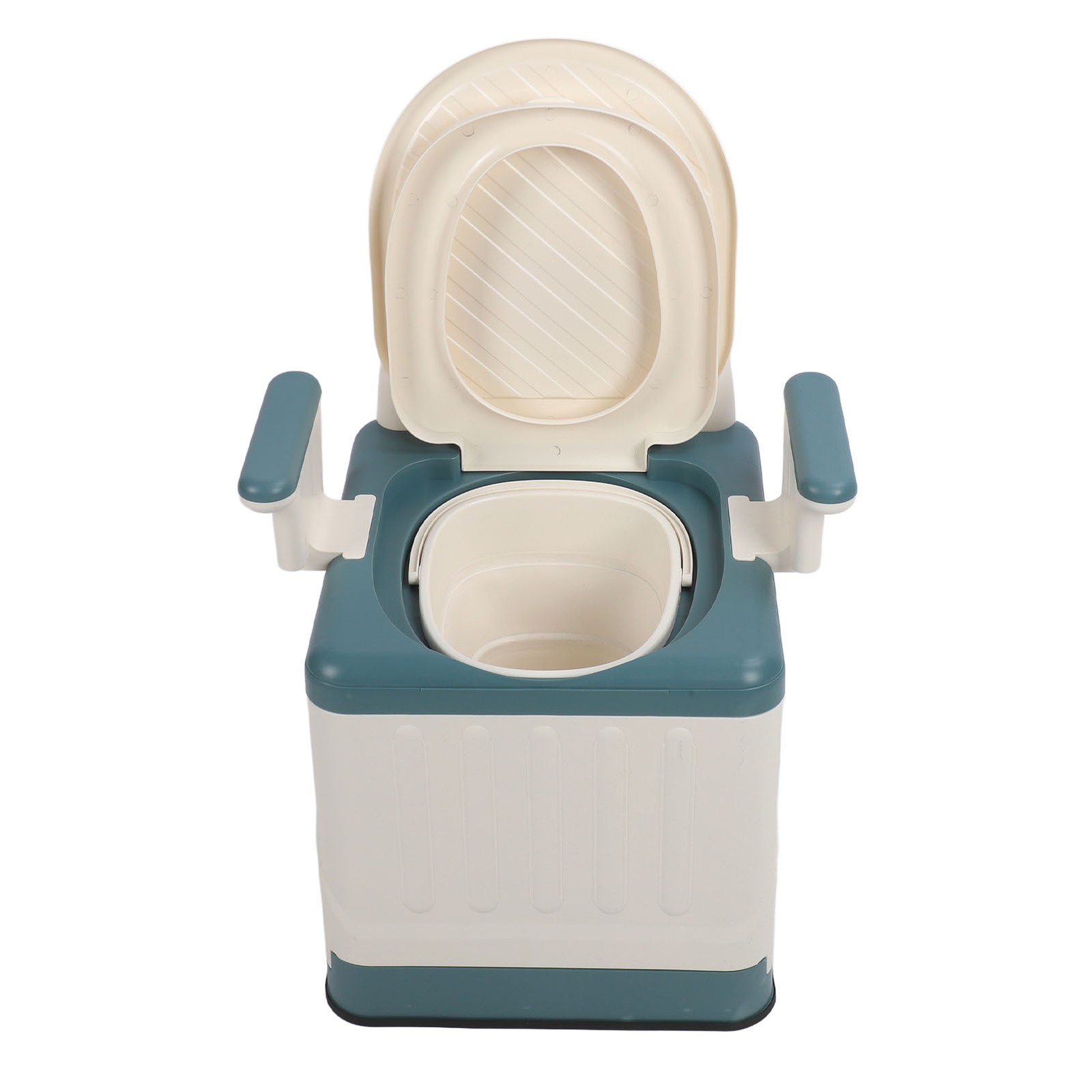 Portable Toilet Odor Proof Foldable Bedside Commode Chair With Armrests Activit⊹