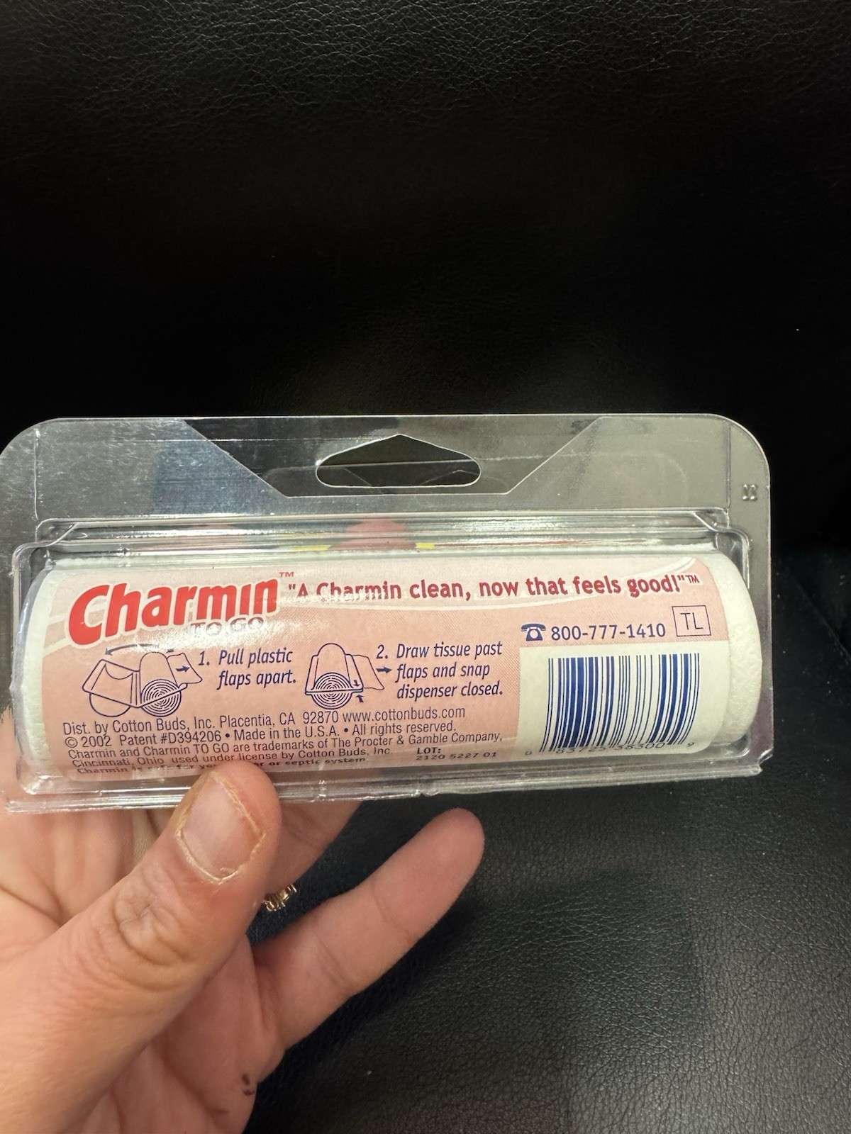 2 Pack Of Vtg Charmin To Go Toilet Paper Bath Tissue Travel Sheets 2002 NEW