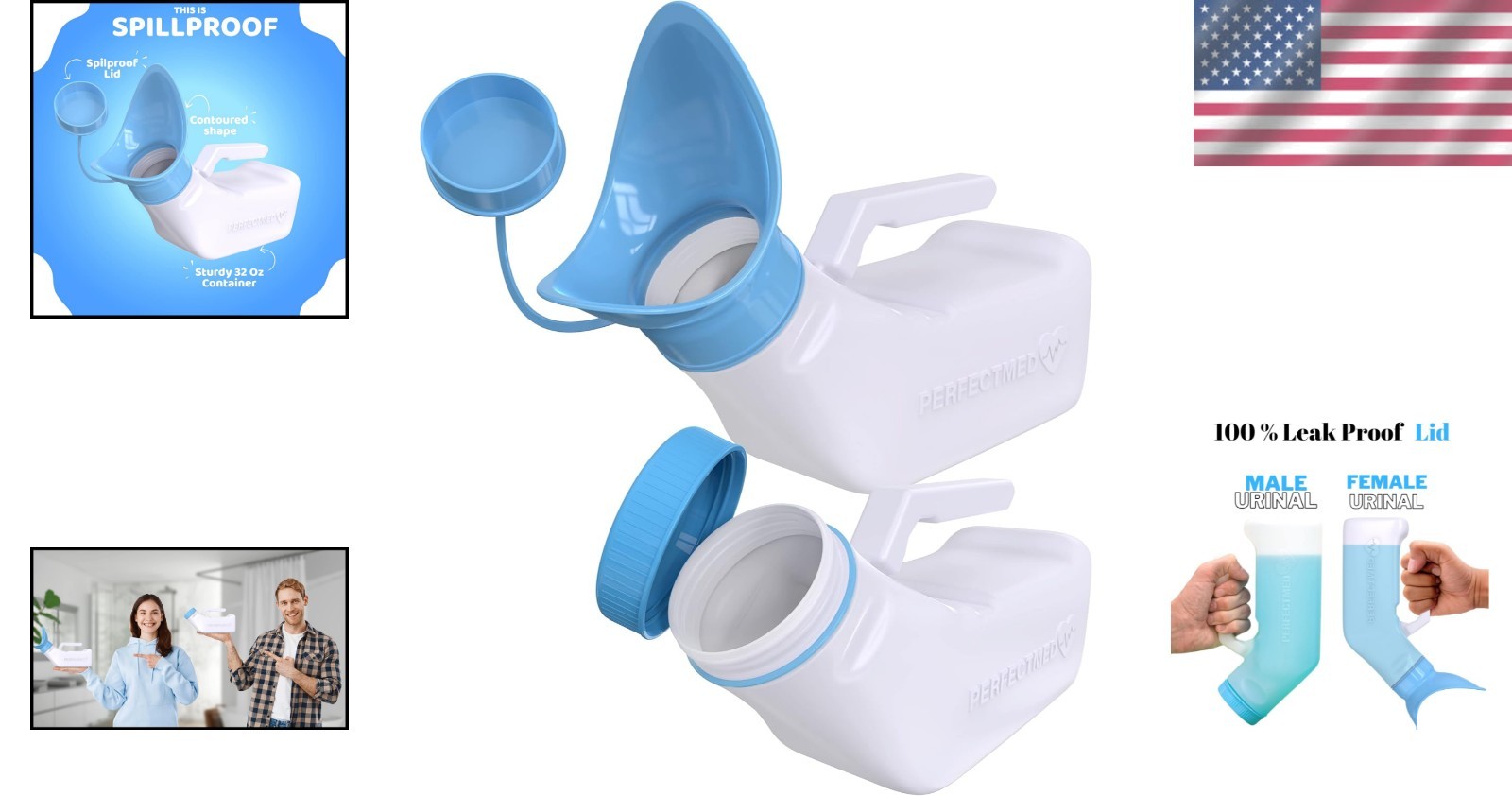 High Quality Female & Male Urinals Combo – Travel Urinals