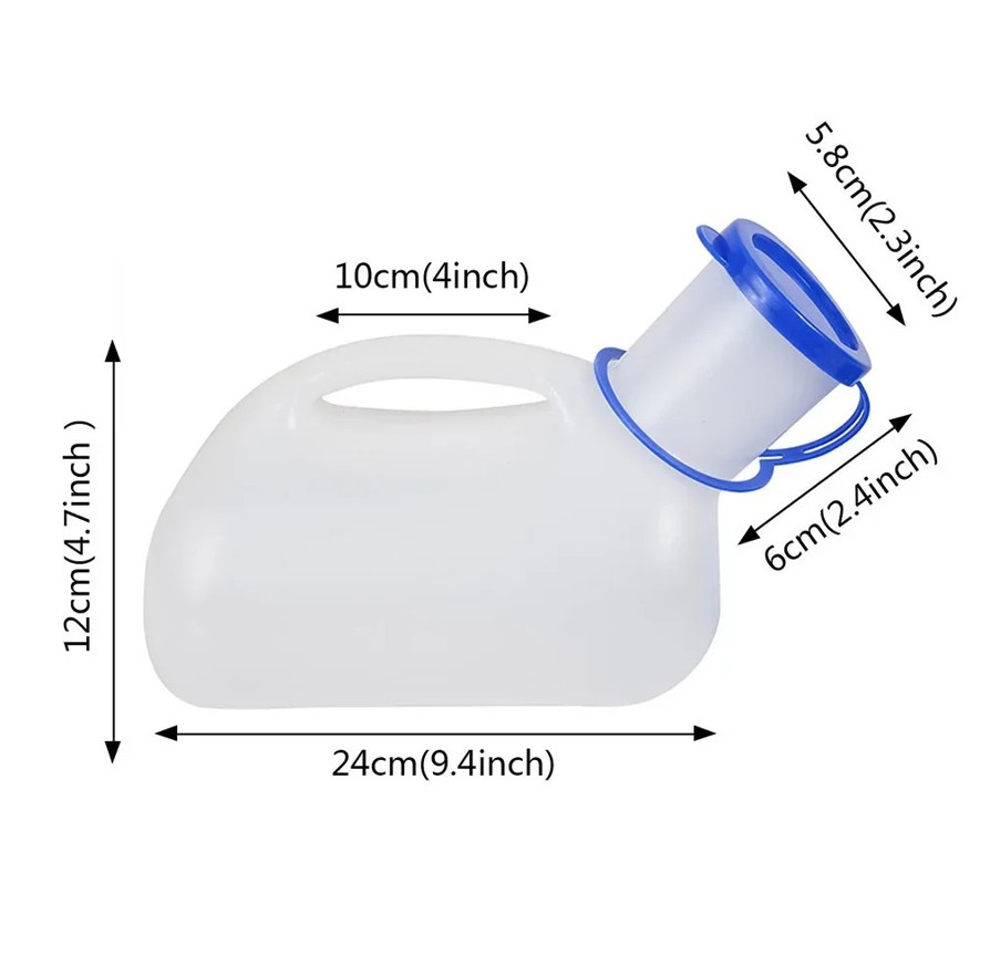 Unisex Urinal Bottle (1 Pack) – Portable Urinal For Men And Women