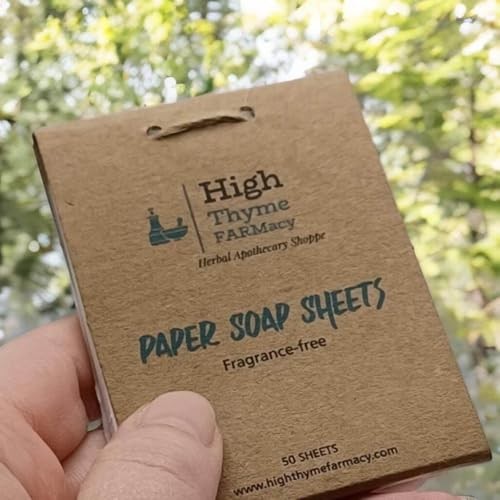 Travel Soap Sheets (300 Count, 6 Pack) – Portable Paper 50 Count (Pack of 6)