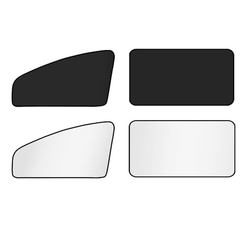 Car Window Shades for Side Windows, 4 Pack Universal Reflective Silver-4PCS