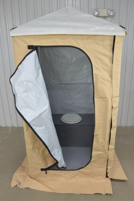 Western Shelter Systems Single Stall Portable Relief Station Toilet multiple use
