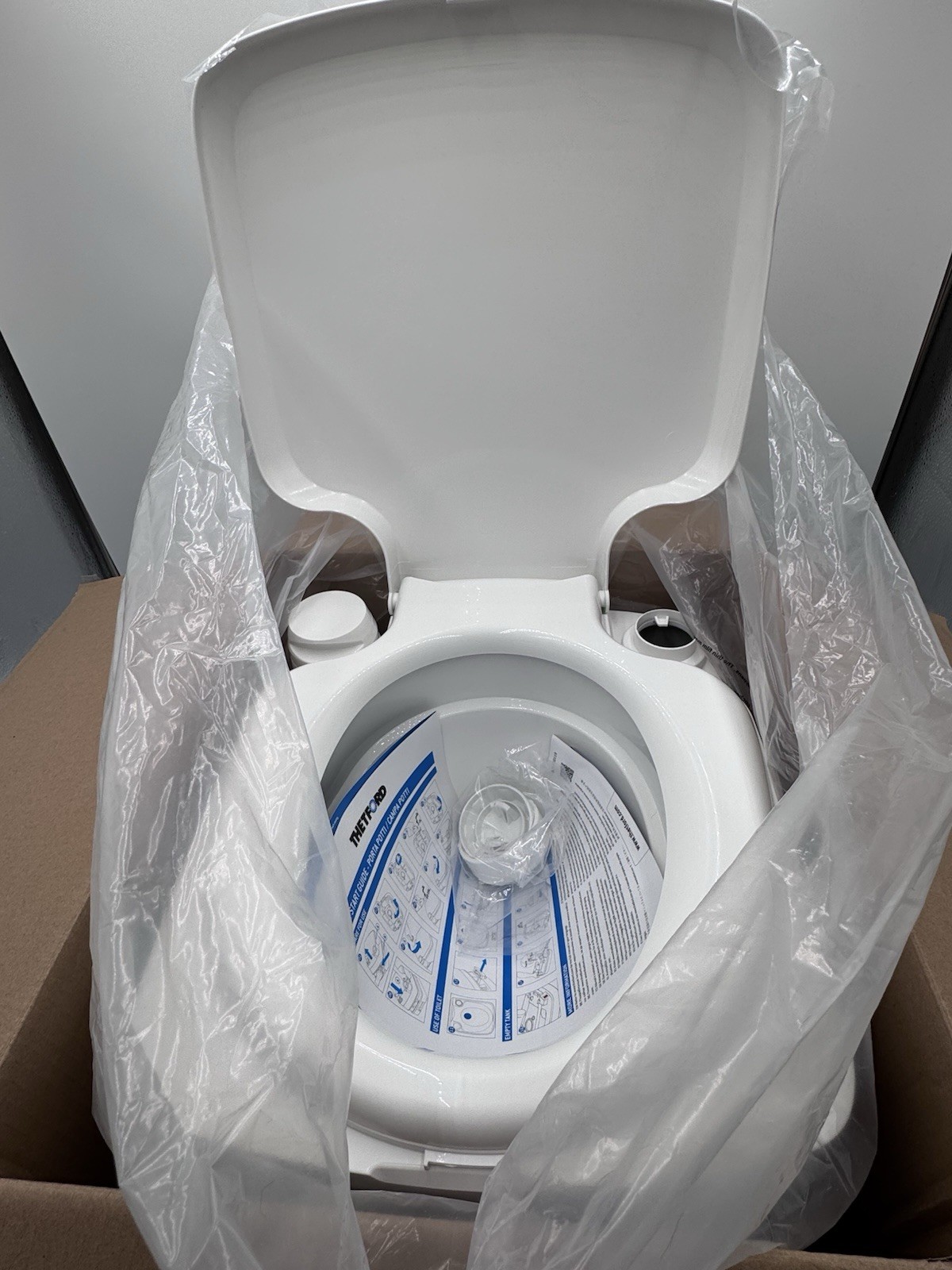 THETFORD 92820 PORTA POTTI 365 Portable Camping Toilet RV Camper Trailer Van