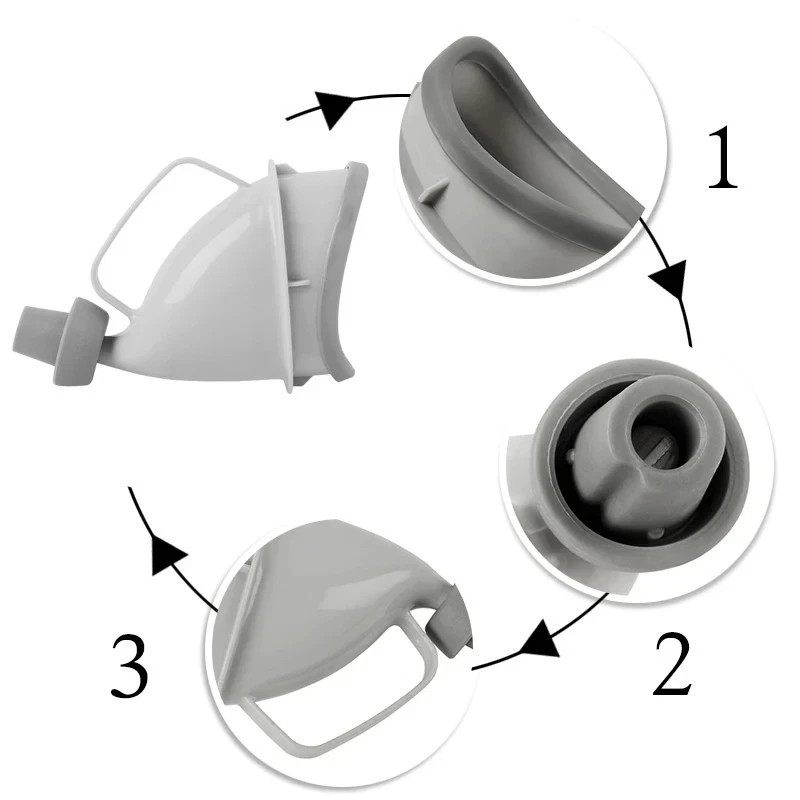 Portable Male Female Urination Toilet Urinal Funnel Camping Urine Device Travel