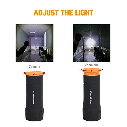 2-in-1 Mini Lanterns and Flashlights with 3 Modes, 2 Pack Portable Black