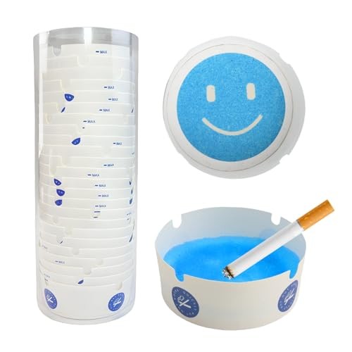 25PCS Portable Disposable Ashtrays for Cigarettes,Car Ashtray Sand Base with