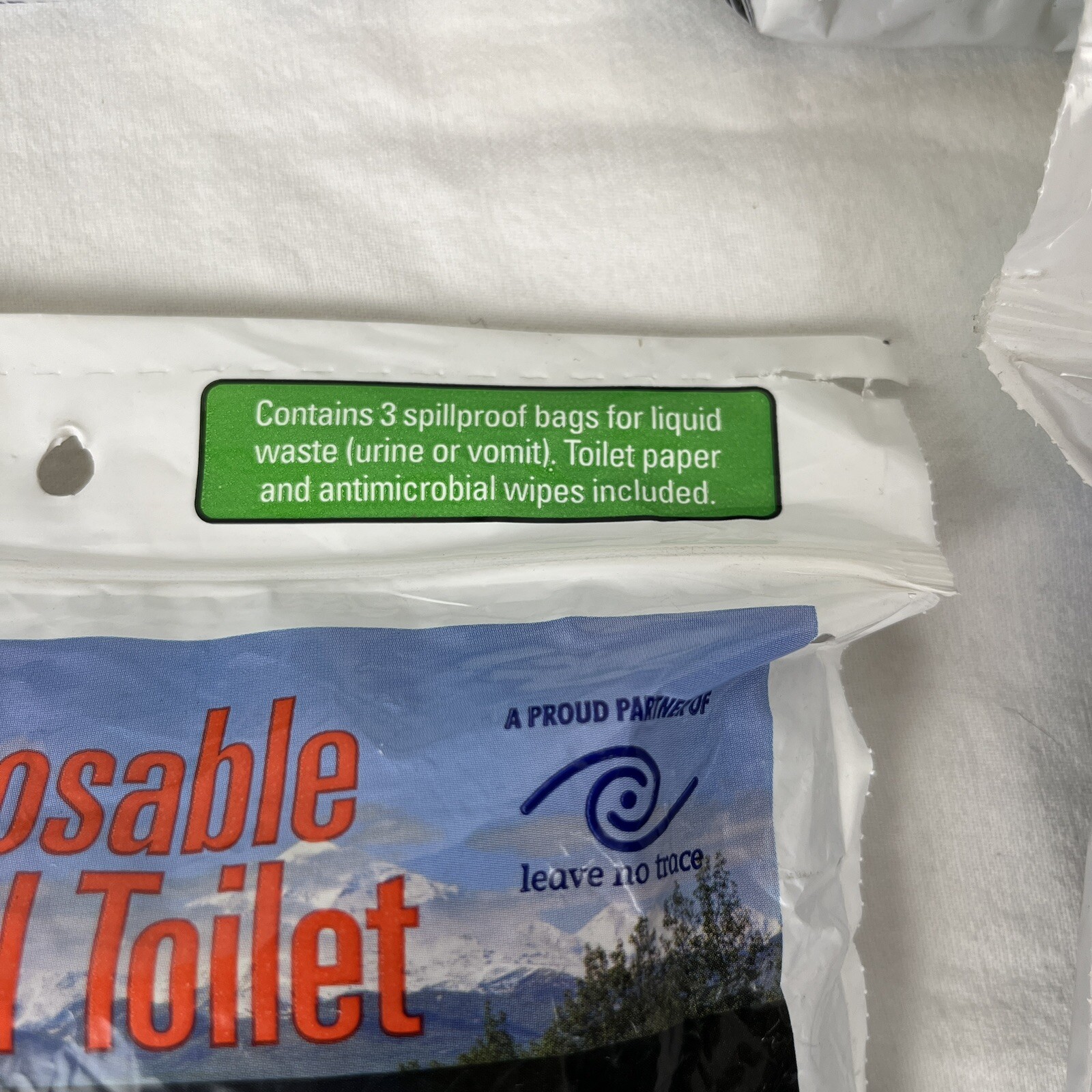 Restop 1 Disposable Travel Toilet Liquid Waste Bag Hygiene Sanitation 15 bags
