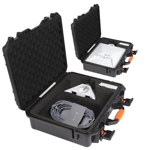 TailWaggers Waterproof Starlink Mini Case – Precision Cut Foam – Orange