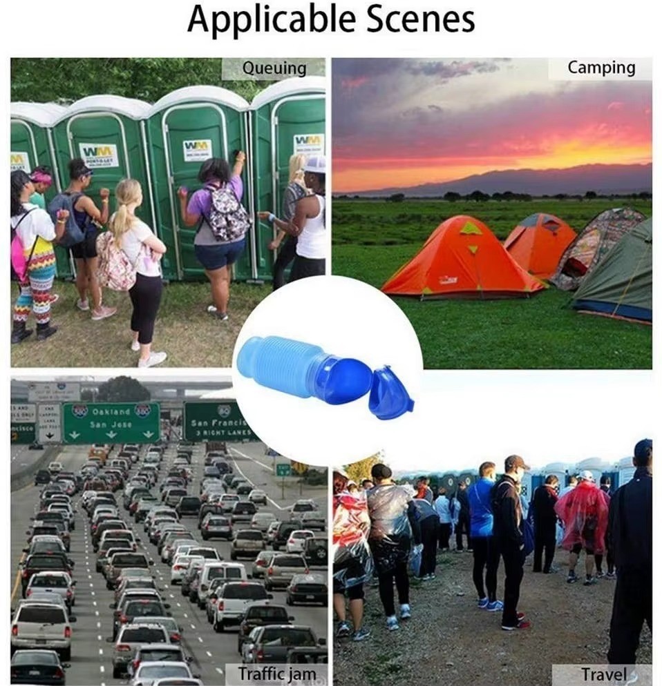 Portable Urinal Male Female Emergency Travel Camping Car Toilet Pee Bottle Kit